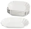 6x Frietjes XL Pommesschale oval weiß Currywurst-Schale Produktbild-Vorschau 2
