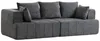 HOMCOM Sofa 3 Sitzer 194 cm Boneless Sofa mit Produktbild-Vorschau 1