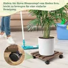 Faziango 4X WPC Pflanzenroller 30cm, Blumenroller Tragkraft Produktbild-Vorschau 5