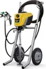 A WAGNER Control Pro 350 M airless paint sprayer on a stand with wheels. Náhľad obrázku produktu