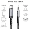 deleyCON 2m USB-C auf 3,5mm Audio Kabel Adapter Produktbild-Vorschau 2