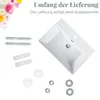 ZMH lavabo in Vetroceramica 60 × 42 × 15 cm lavabo da Anteprima dell’immagine prodotto 7