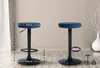 2er Set Barhocker Ponte Samt schwarz - blau Produktbild-Vorschau 2