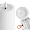 3.05 LED svíčka vnitřní a venkovní bílá s drážkami - sada 2 Náhled obrázku produktu 2