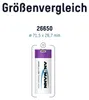 ANSMANN Li-Ion Akku 26650 5100mAh, USB Typ-C Ladebuchse, Produktbild-Vorschau 3