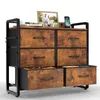 Commode HOKEEPER, commodes à 6 tiroirs en tissu, meuble de Voir les images du produit 8