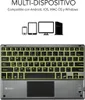SUBBLIM TECLADO SMART BACKLIT TOUCHPAD BLUETOOTH GREY, Náhled obrázku produktu 2