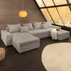 riess-ambiente XXL Wohnlandschaft LODGE 315cm greige Cord Produktbild-Vorschau 13