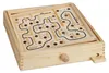 Relaxdays Holz Labyrinth Spiel, mit 2 Kugeln, Produktbild-Vorschau 1
