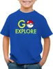 BaumwolleCloud GO Explore Kinder T-Shirt monster spiel Produktbild-Vorschau 1