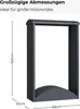 osoltus Brennholzregal Kaminholzregal Metall Anthrazit H Produktbild-Vorschau 3