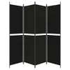 Parawan 4-Panelowy, Czarny, 200X200 Cm, Tkanina Lumarko! Podgląd zdjęcia produktu 9