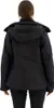 A woman wearing a black Columbia jacket, viewed from the back. Produktbild-Vorschau