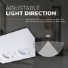 hoftronic LED Aufbaustrahler 8W 690lm 2700K Weiß 2-Flammig Produktbild-Vorschau 2