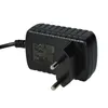 A black power adapter with a European plug is shown against a white background. Produktbild-Vorschau
