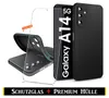 Für Samsung Galaxy A14 4G 5G Silikon Schwarz Schutz Hülle + Produktbild-Vorschau 1