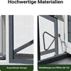 Pollaio Wiltec 1520 x 520 x 920 mm grigio bianco, con Anteprima dell’immagine prodotto 7