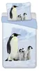 Freigestellte Produktansicht vom Bettwäsche Set mit Pinguin 135 x 200 cm + 80 x 80 cm 100% Baumwolle Podgląd zdjęcia produktu