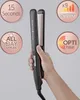 A hand holding a black and rose gold hair straightener with marketing circles around it. Náhľad obrázku produktu
