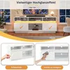 Meuble TV Merax à 4 niveaux et 10 compartiments de Voir les images du produit 9