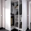 Dmora Guardaroba 3 Ante Australia 90.5x133 cm Bianco, Anteprima dell’immagine prodotto 4