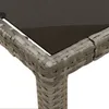 The Living Store 5-tlg. Garten-Essgruppe mit Kissen Grau Produktbild-Vorschau 6