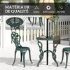 Outsunny Ensemble Salon de Jardin 2 Places 2 chaises + Voir les images du produit 8