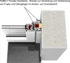 1,95 Meter | PVC Deckleiste 30mm | Farbe = Weiss | Produktbild-Vorschau 3