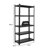 All Black Series Schwerlastregal Ragnar | HxBxT 180x90x40cm Produktbild-Vorschau 3