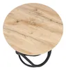 Konferenční stolek Signal EOS D MDF dub Artisan/černá 60cm Podgląd zdjęcia produktu 2