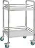 Carrello in acciaio inossidabile VEVOR Carrello a 2 ripiani Anteprima dell’immagine prodotto 1