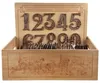 hausnummer 4 11,8 x 8 cm Gusseisen dunkelbraun Produktbild-Vorschau 5