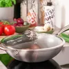 Wok in acciaio inox premium Reishunger - Diametro 32 cm - Anteprima dell’immagine prodotto 5