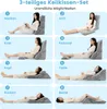 COSTWAY Lesekissen für Bett und Sofa, Venenkissen zum Beine Produktbild-Vorschau 4