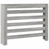 vidaXL Obložení radiátorů Grey Sonoma 104x20x82 cm Materiál Náhled obrázku produktu 1
