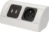 Zásuvka pro nábytek 1x2P+Z, 2xUSB s vypínačem Náhled obrázku produktu 6