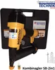 A Bostitch pneumatic combination nailer and stapler is shown in its black carrying case. Podgląd zdjęcia produktu
