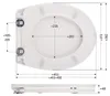 'aquaSu® WC-Sitz mit Motiv Schlangenhaut | Toilettendeckel Produktbild-Vorschau 7