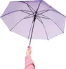 Regenschirm Transparent Hochzeit Transparent Violett Produktbild-Vorschau 2