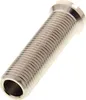 A close-up studio shot of a metal threaded pipe fitting against a white background. Produktbild-Vorschau
