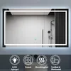 Badspiegel mit Beleuchtung 160x70cm Badezimmerspiegel Produktbild-Vorschau 1