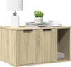 vidaXL Bac à litière Chêne Sonoma 80x50x45 cm Bois Voir les images du produit 2