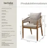 tectake® Gartenstuhl Manacor, Ropedesign Produktbild-Vorschau 7