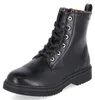 Indigo Kinder-Mädchen-Schnürstiefelette Schwarz, Produktbild-Vorschau 3