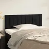 Kopfteil Schwarz 80x5x78/88 cm Samt Produktbild-Vorschau 2