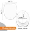KRUMAD Toilettendeckel mit Absenkautomatik - WC Sitz aus Produktbild-Vorschau 7