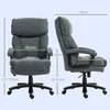 Krzesło biurowe HOMCOM, ergonomiczne krzesło biurkowe z Podgląd zdjęcia produktu 3