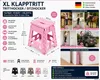 XL Klapptritt faltbar 40 cm Rosa bis 150kg mit Anti-Rutsch Produktbild-Vorschau 2