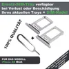 iPHONE XR SIM KARTEN HALTER TRAY ADAPTER FACH STECKER SLOT Produktbild-Vorschau 2