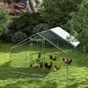 PawHut kippenhok, 10,2 m², afmetingen 3 x 3,4 x 1,9 m, met Productafbeelding-voorbeeld 2